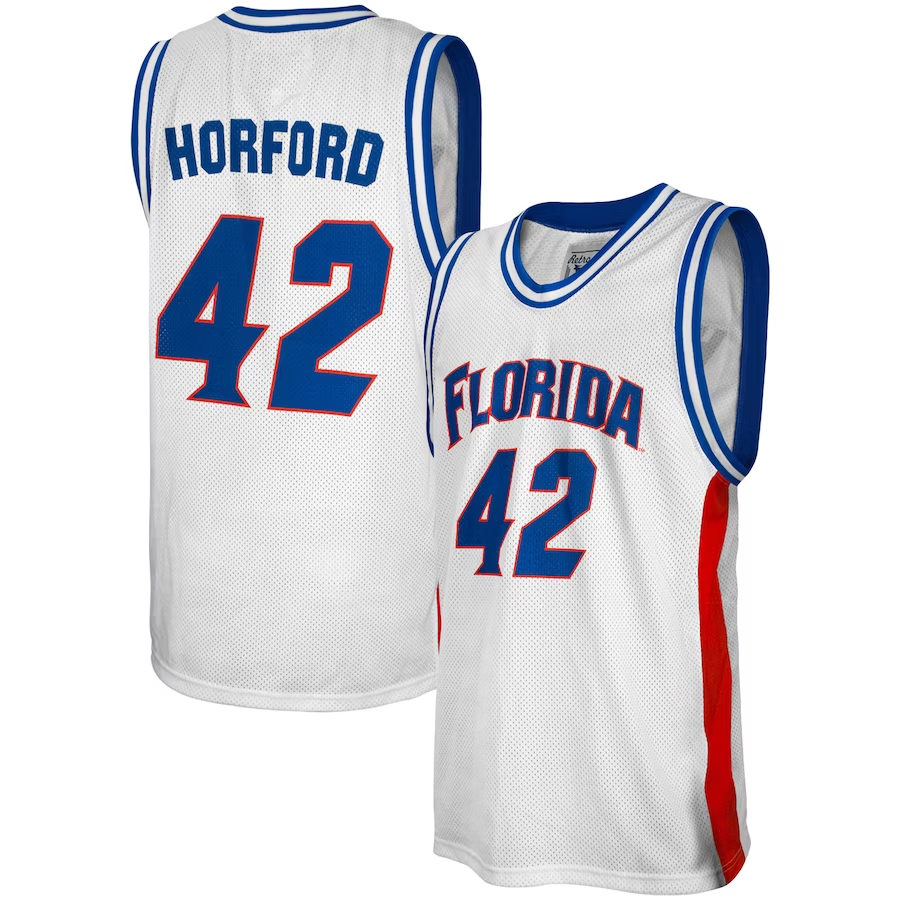 Men's Florida Gators Al Horford #42 White Jersey